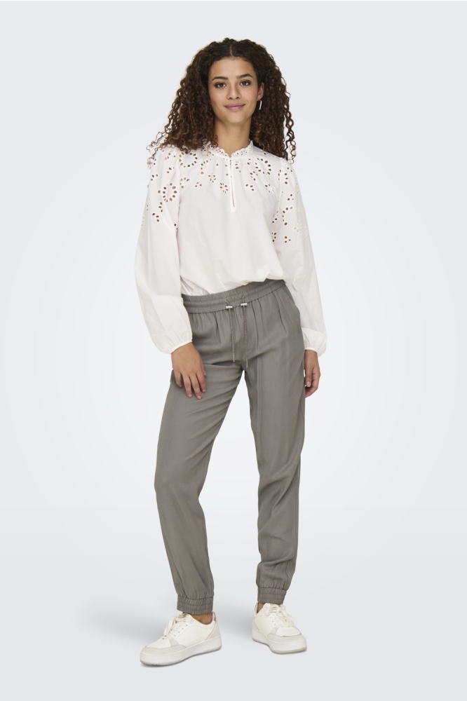 ONLKELDA-EMERY MW PULL-UP PANTS PNT 15203946 Rock Ridge